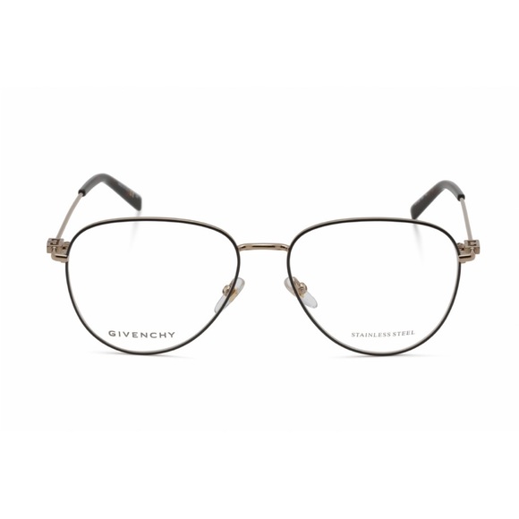 GIVENCHY BLACK/PALE GOLD/HAVANA OPTICAL UNISEX AVIATOR EYEGLASSES GV 0150 - Picture 4 of 6